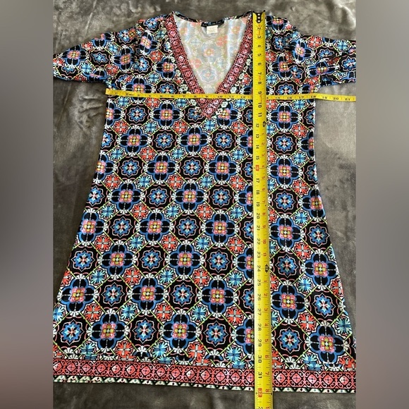 La Blanca Womens Tunic Swimsuit Cover-up Multicolor Stretch Size Small EUC - Picture 8 of 10